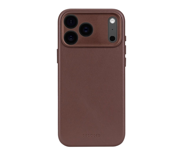 Decoded Leather Backcover, iPhone 17 Pro Max, Chocolat Brown - 1359115 - zdjęcie